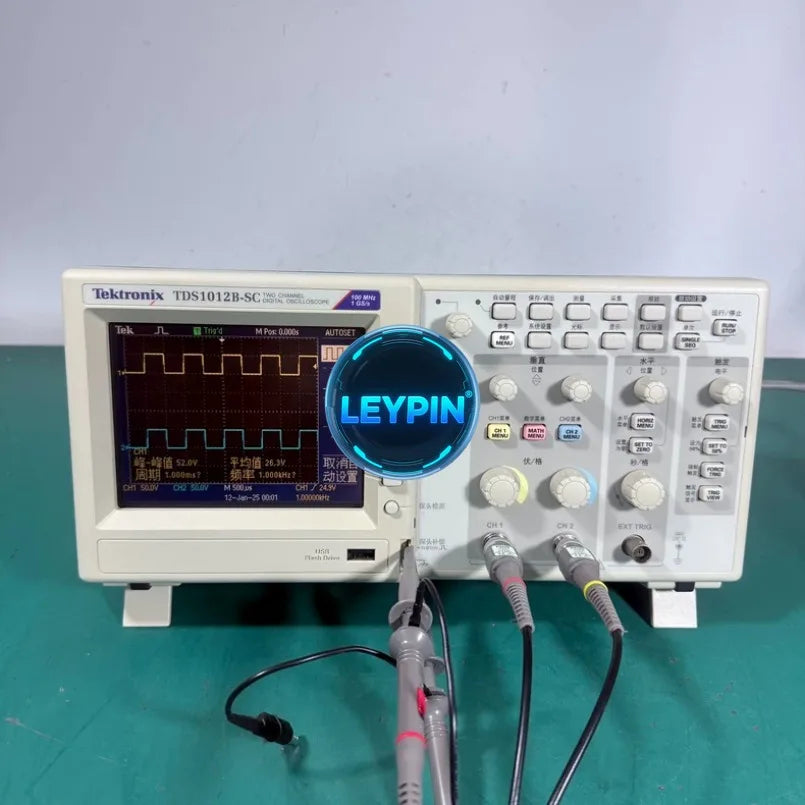 Tektronix TDS1012B-SC Color 2 Channel LCD 100 MHz 1GS/s Digital Oscilloscope     ytdi