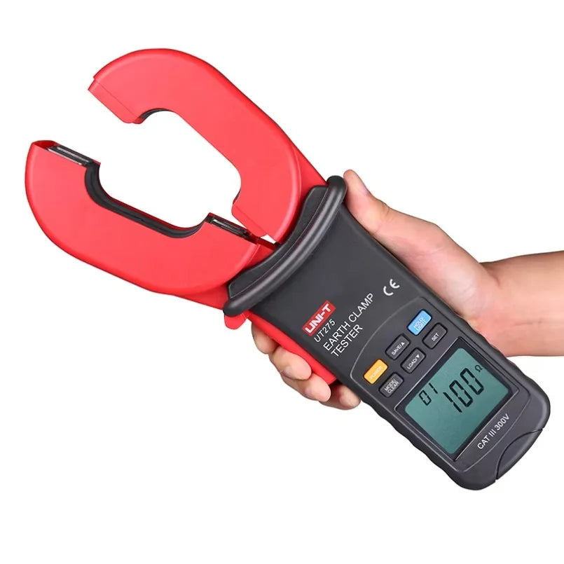 UNI-T UT275 Clamp Earth Ground Tester Auto Range Resistance Clamp Earth Resistance Tester with Data Storage Backlight lexso