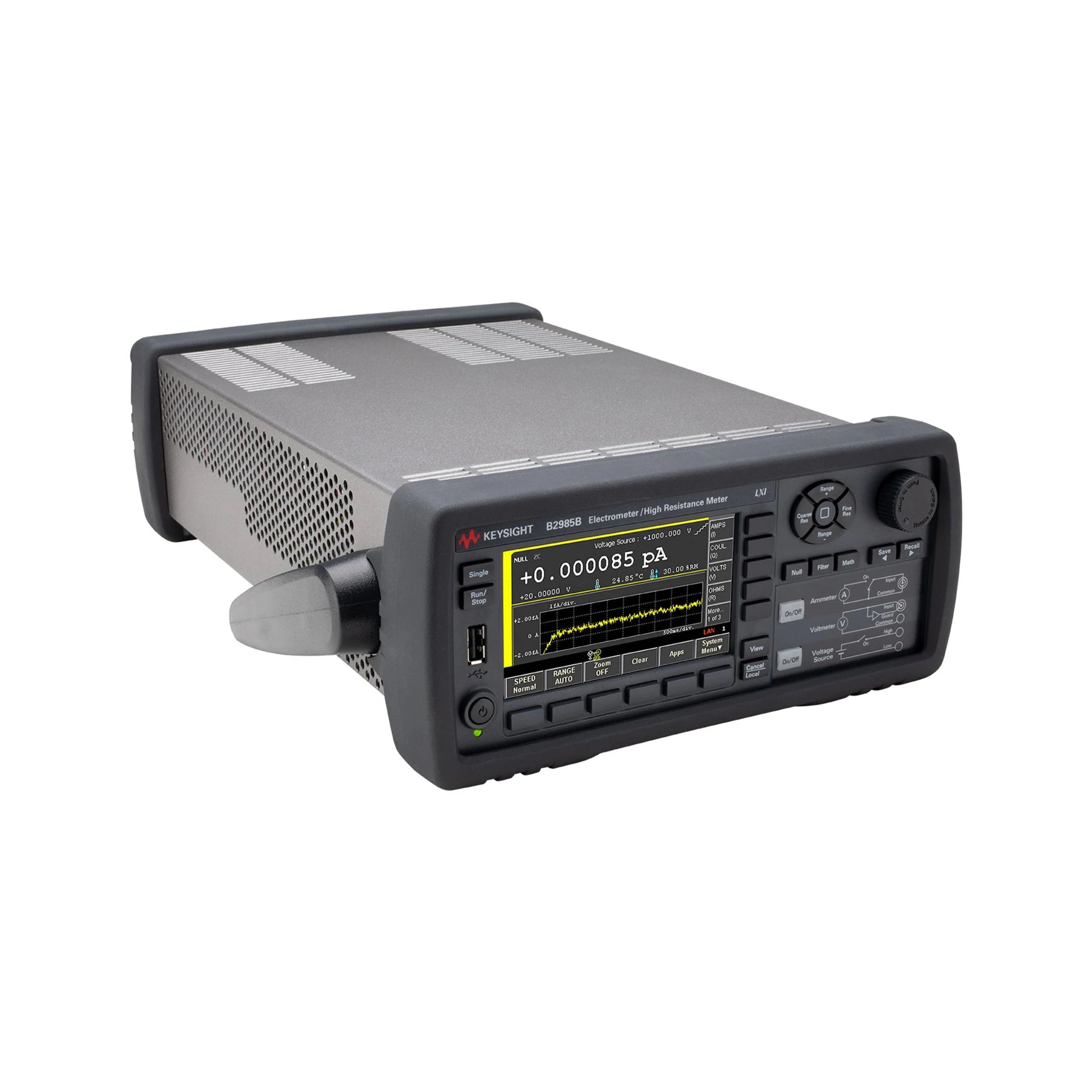 Keysight Agilent B2985B High-Performance Electrostatic Meter Electronic High Resistance Instrument 0.01 FA