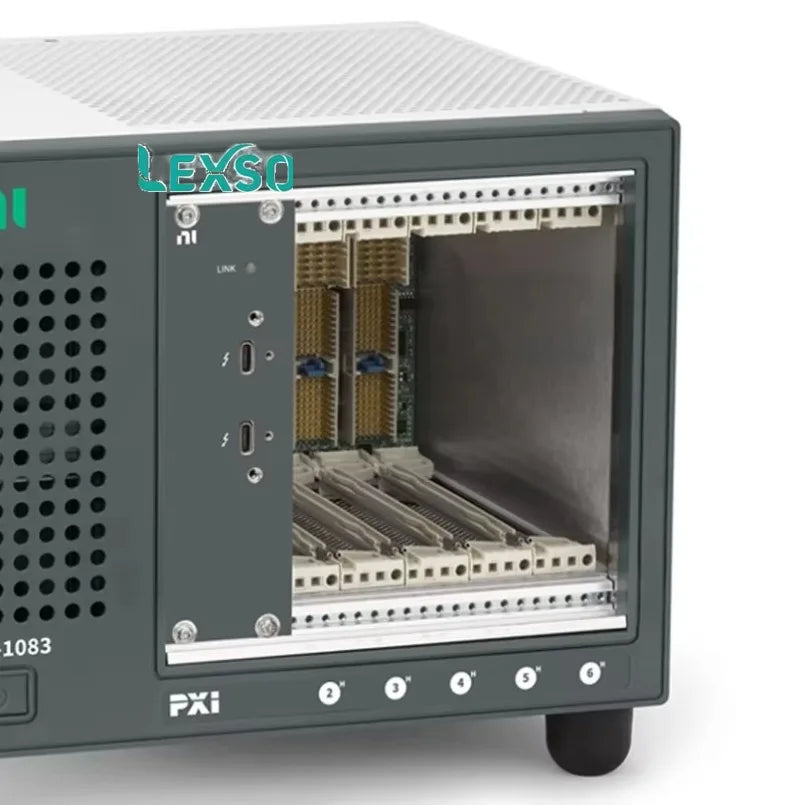 National Instruments PXIe-1083 PXI Chassis with up to 2 GB/s Features a Mix of Slots Hybrid Connectors 58 W Power Supply lexso