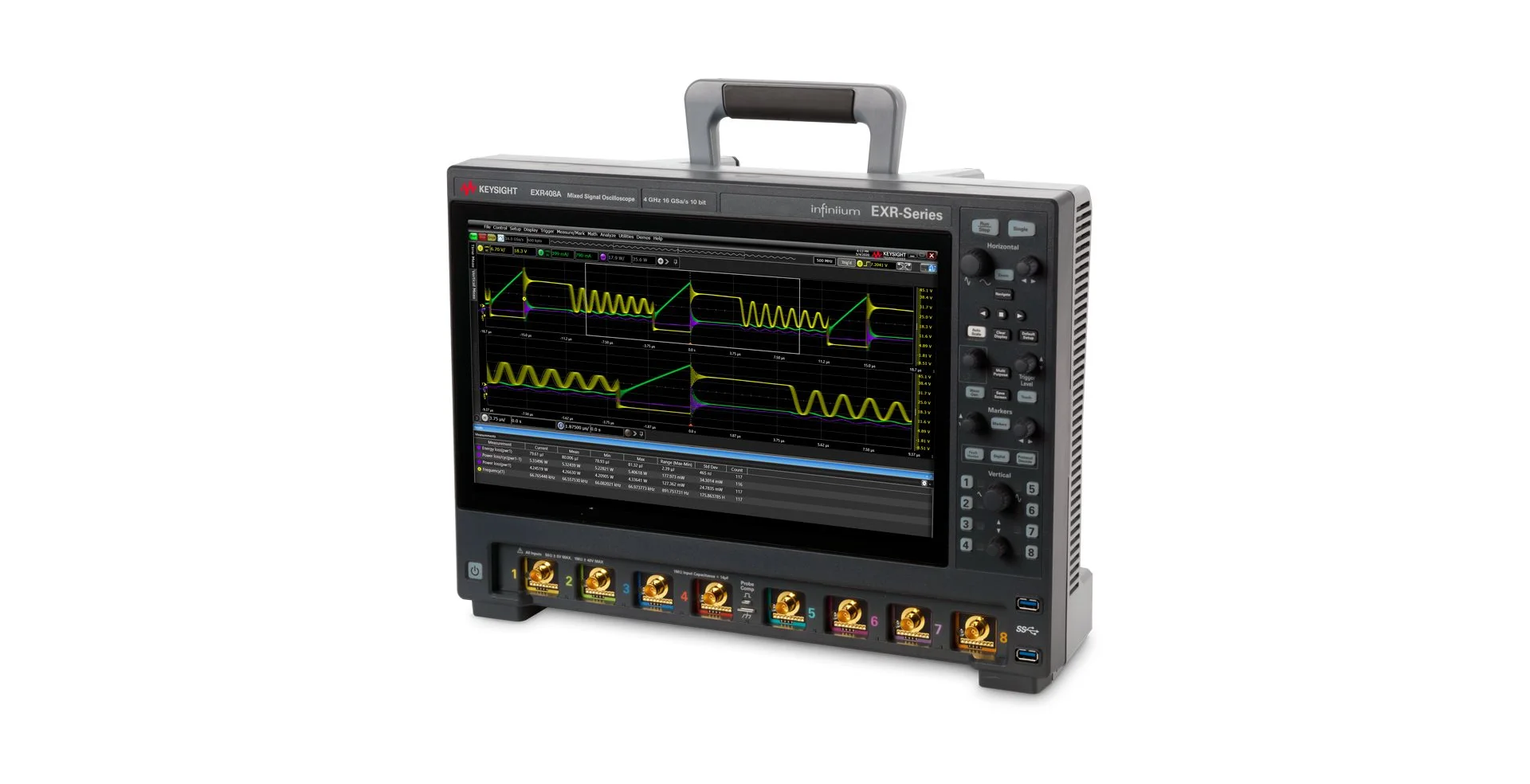 TTLTES Keysight Infiniium EXR408A EXR-Series Oscilloscope 4 GHz 8 Channels 16 GSa/s Sample Rate
