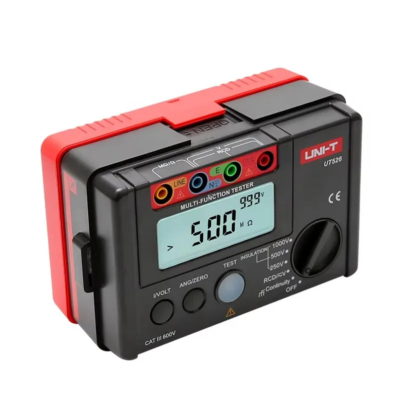 UNI-T UT526 Mini Insulation Electric Tester DC Multi-function Voltage Test RCD Leakage Protection Electrician Test Current lexso