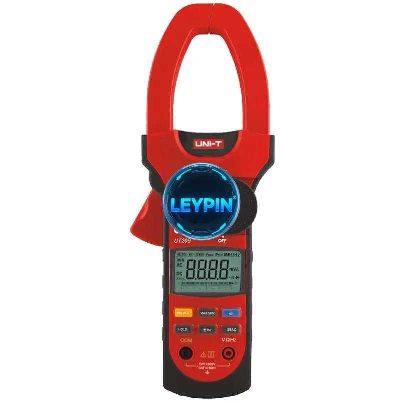 UNI-T UT209 Digital Clamp Meters True RMS AC DC Voltage Frequency Measure Multimeter Auto Range Resistance Tester     ytdi