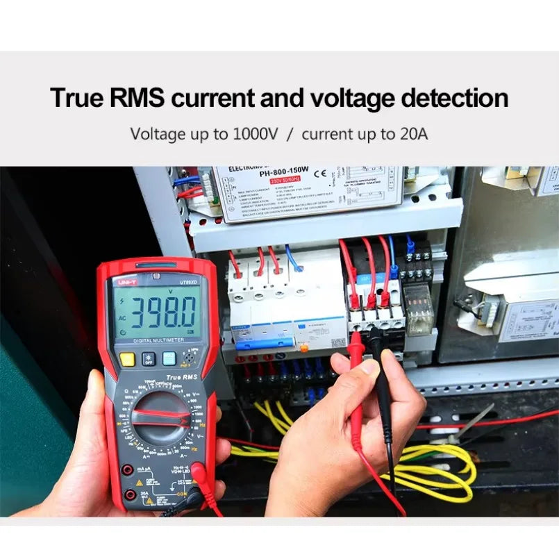Uni-t UT89XD 5999 Counts LED Resistance Multimeter 1000V 20A Voltage Current Testers Digital Industrial Maintenance Instruments lexso
