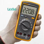 15B+ Electric Digital Multimeter Plastic Household Use Measures AC/DC Voltage/Current 1000V 10A Resistance Continuity  lexso