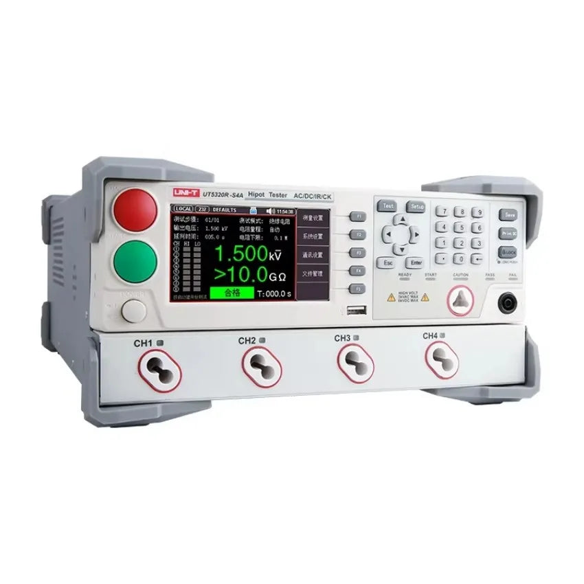 UNI-T UT5320R-S4A UT5320R-S8A Hipot Testers Electrical Strength AC/DC Withstand Voltage and Insulation Resistance Price Contact    ytdi