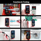 UT121A Smart Digital Multimeter True RMS Voltage Frequency Dual Display NCV LIVE Auto Range 6199 Count Meter lexso