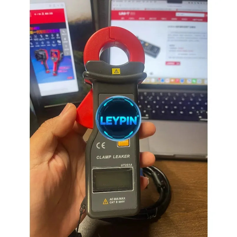 UNI-T UT251A Digital Clamp Tester 60A Voltage Current Automatic Range Peak Low Voltage Prompt with Data Storage RS-232     ytdi