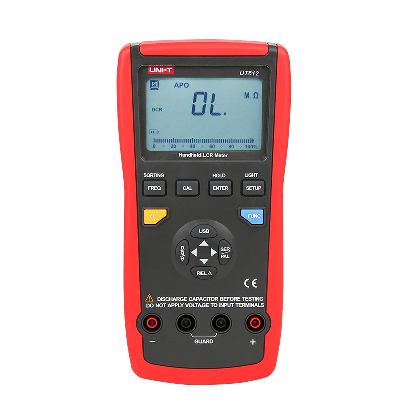Ut612 Precise Professional Electrical LCR Digital Bridge Meter Inductance Capacitance Resistance Tester Multimeter Multifunction lexso