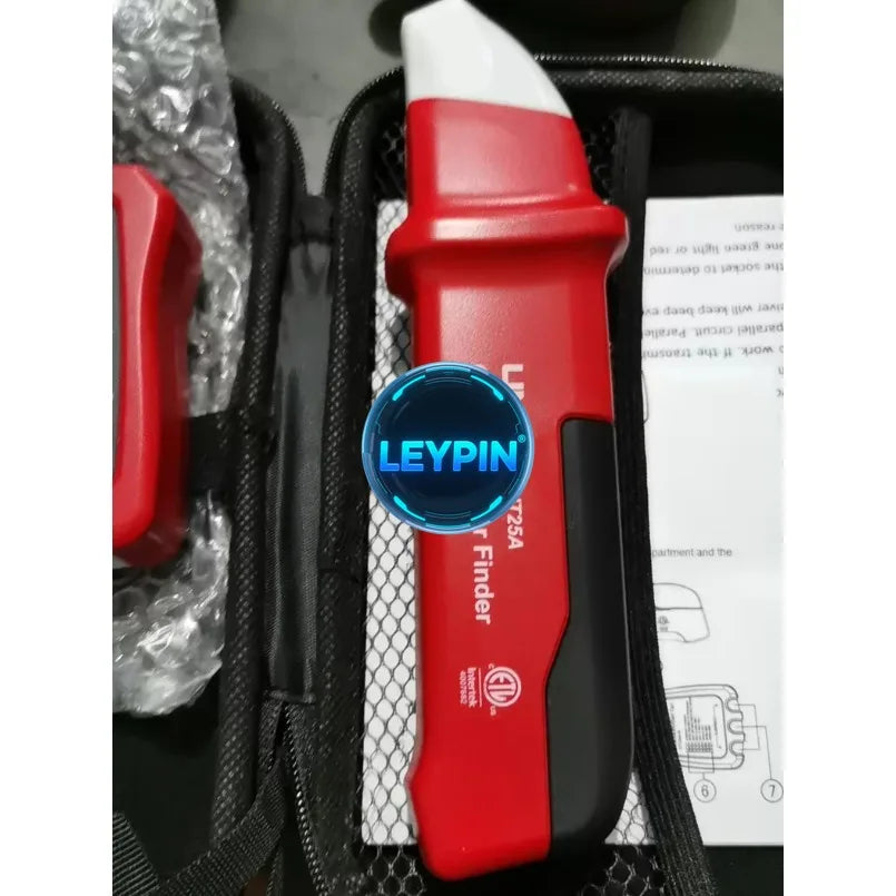 UNI-T 90-120V Adjustable Sensitivity Tracer Finder Tool Adaptor Electrical Integrated GFCI Outlet Tester Beep Indication  lexso