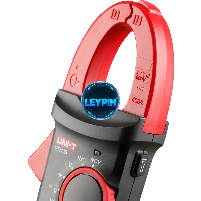 UNI-T UT213B Digital Clamp Meter Voltage Resistance Capacitance Multimeter Temperature Auto Range 400A 600V True RMS 4000  ytdi