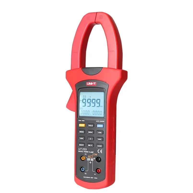 UNI-T UT233 Digital Clamp Power Meter True RMS USB Data Storage Clamp Meter Tester Clamp Multimeter Ammeter Test Table lexso