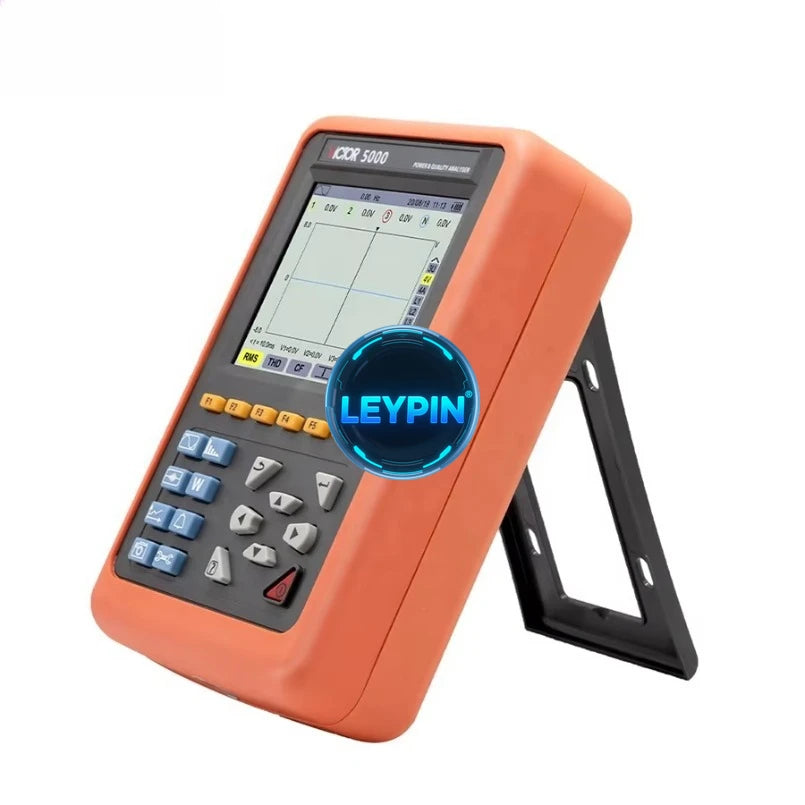 VICTOR 5000 Intelligent Three Phase  Power Quality Analyzer With 8mm Diameter Current Clamp ARM and DSP Dual-processors    ytdi