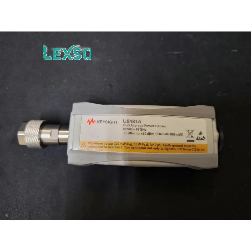 Keysight U8481A USB Thermocouple Power Sensor -35 DBm to +20 DBm, DC/10MHz to 18 GHz, 400 Readings/s   lexso