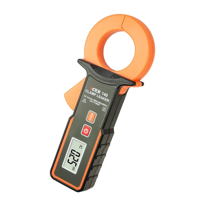 VICTOR VC140 Factory Price Professional Leakage Current Tester Clamp Meter Large Caliber Clamp Leakage Current Meter   ytdi