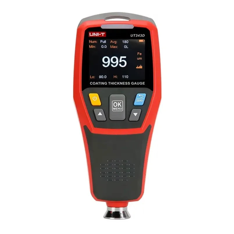 UNI-T UT343D Coating Thickness Gauge 500 Group Storage Data and USB Data Transmission for Gauges lexso