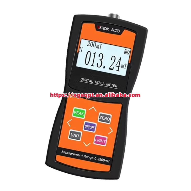 VICTOR 862B Handheld Gauss Meter Portable Digital Teslameter Buy Hall Effect Probe Gauss tesla Meter for Testing Magnets   ytdi
