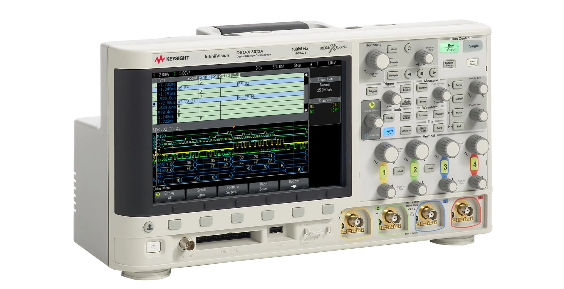 TTLTES Keysight DSOX3012A/DSOX3014A Oscilloscope 100 MHz 2/4 Channels