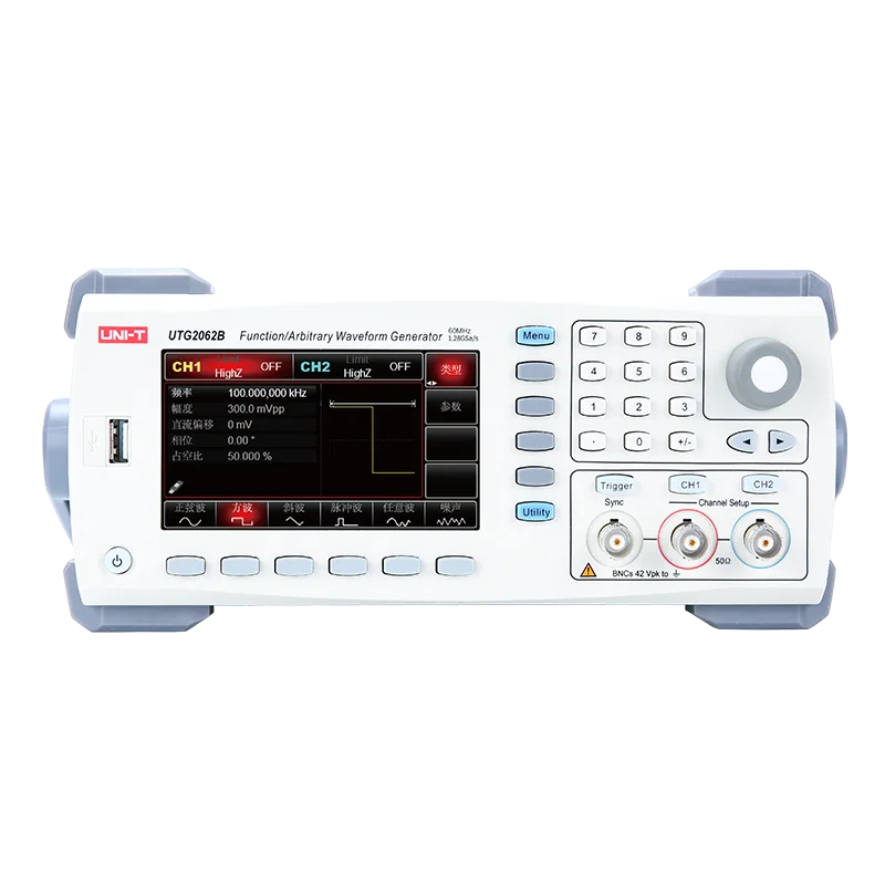 UNI-T UTG2122B Function/Arbitrary Waveform Signal Generator 2 Channel 120MHz 1.28GSa/s Sampling Rate 16bits Vertical Resolution lexso