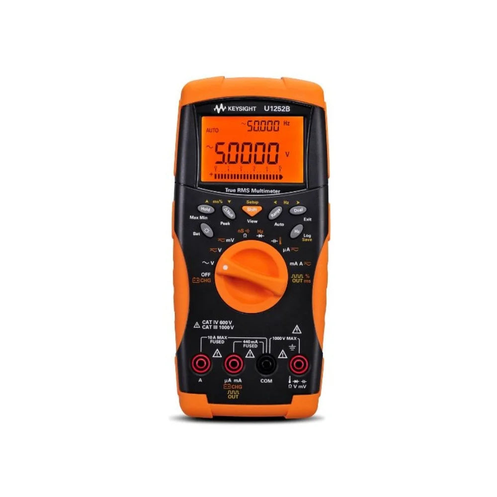 Keysight Technologies U1252B Handheld Digital Multimeter True RMS 10A AC/DC Max 1000V AC Max 1 Year Warranty    ytdi