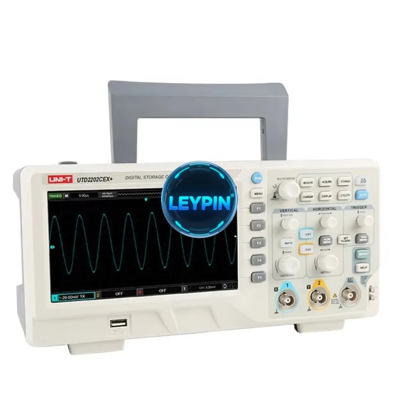 UNI-T UTD2102CEX+ UTD2202CEX+ 2 Channels 1GSa/s Digital Storage Oscilloscope    lexso