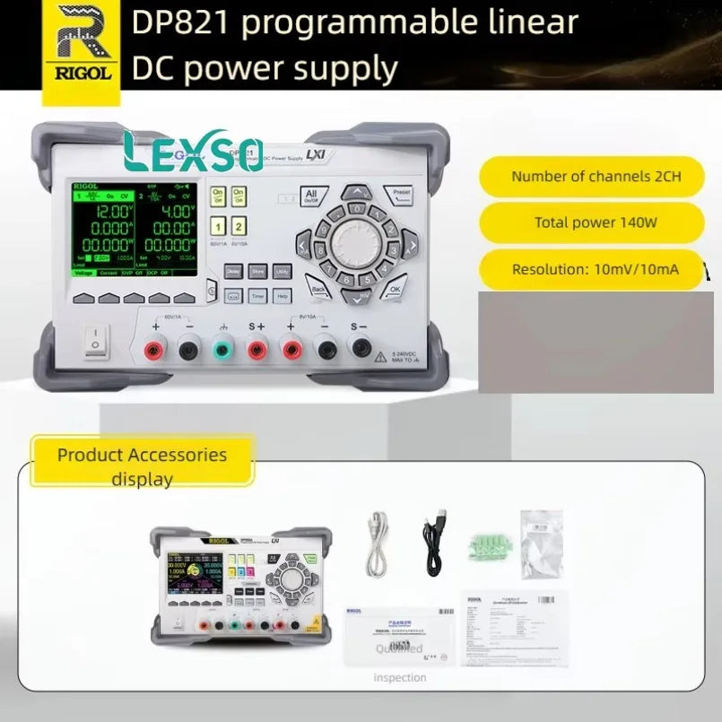 Rigol DP832A Programmable Silent DC Power Supply with Built-in Timing Output for Laboratory Use OEM Customization   lexso