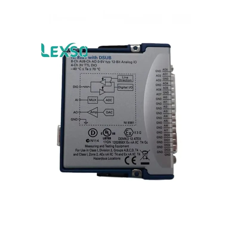 NI-9381 C-Series Multifunction IO Modules Cost-Effective Multiplexed Architecture lexso