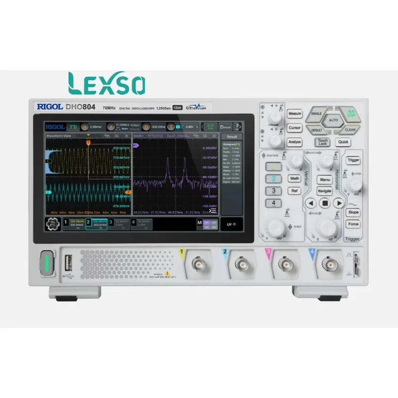 RIGOL DHO804 Next-Generation Feature-Rich High-Speed Digital Oscilloscope for Detailed Signal Observation and Evaluation lexso