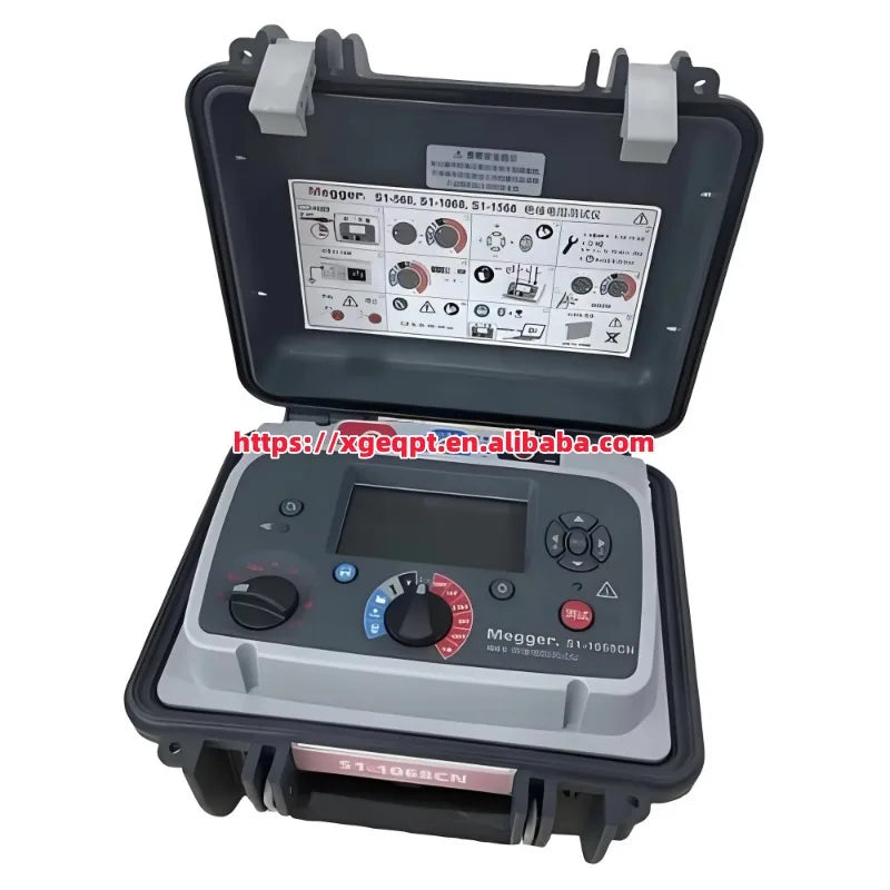 New Megger S1-568/1068/1568 MEGOHMMETER 5KV-15KV Insulation Resistance Tester in Stock Promotion   ytdi