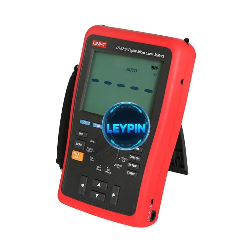 UNI-T UT620A Digital Micro Ohm Meter 6k Display 60000 Data Storage 1000 Li-ion Battery Milliohmmeter for Test Instruments  lexso