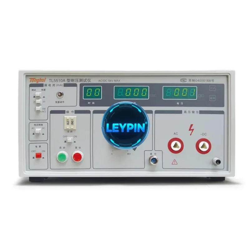 Tonghui TL5510A Transformer Capacity 500VA Withstanding Voltage Hipot Tester AC 5kV 100mA,DC 5kV 20mA    ytdi
