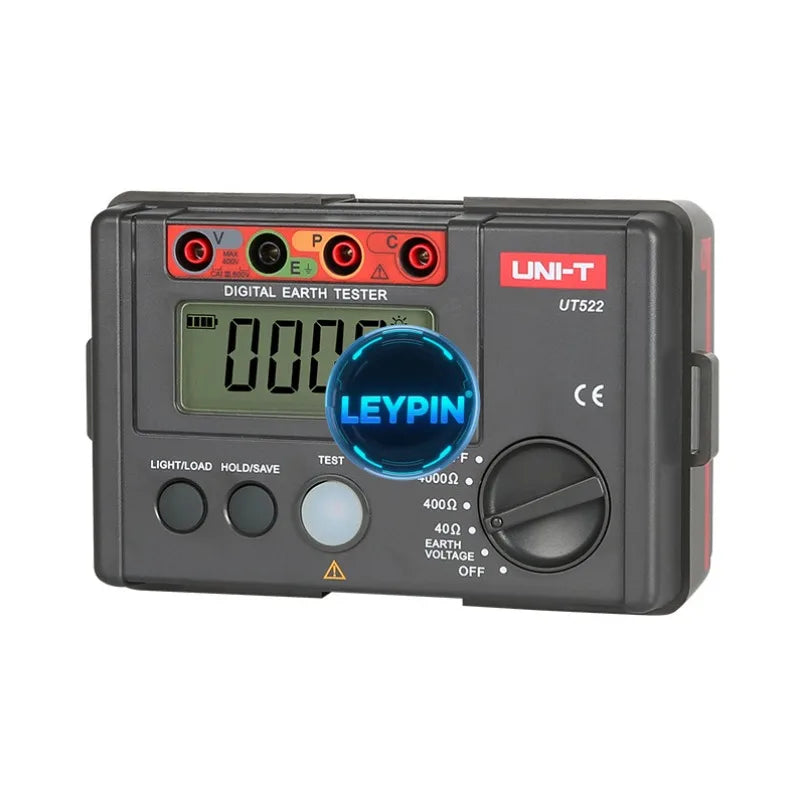 UNI-T UT520 Series Digital Earth Testers 400V 2000  4000 Data Hold Full Icon Display CE UKCA Certified     lexso