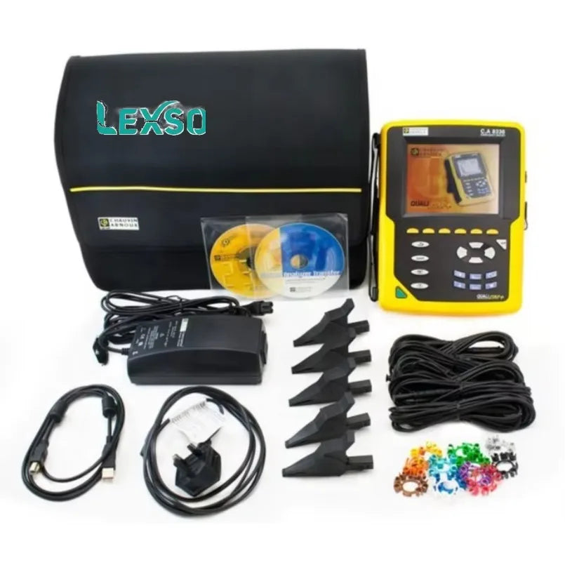 New Qualistar Chauvin Arnoux C.A 8331 - C.A 8333 - C.A 8336 - C.A 8436 Power and Energy Quality Analysers   lexso