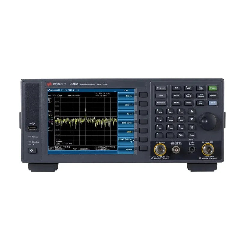 Keysight N9323C Basic Spectrum Analyzer (BSA) 1 MHz to 13.6 GHz Frequency Range -144 DBmW DANL 1 MHz Max Bandwidth  lexso
