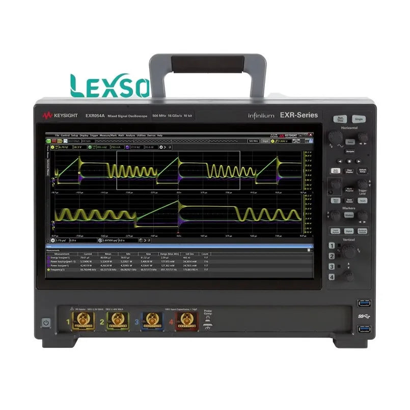 Keysight EXR054A Infiniium EXR Series Oscilloscope: 500 MHz 4 Channels Maximum Memory Depth 1.6 Gpts lexso