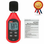 UNI-T UT353 Decibel Meter Digital Sound Level Meter 30-130dB Audio Noise lexso