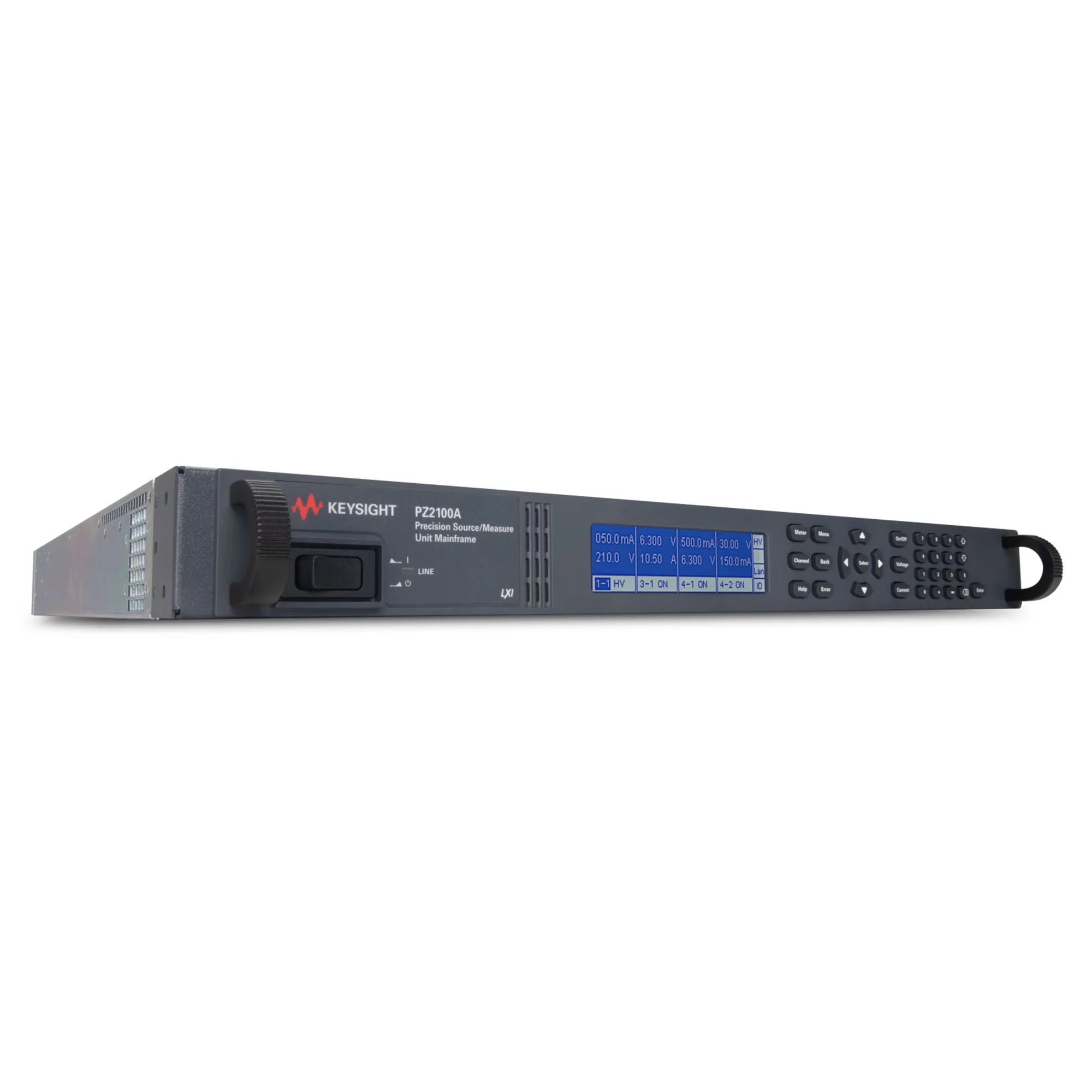 Keysight PZ2100A High-Density Precision SMU Mainframe (4-Slot, 1U)