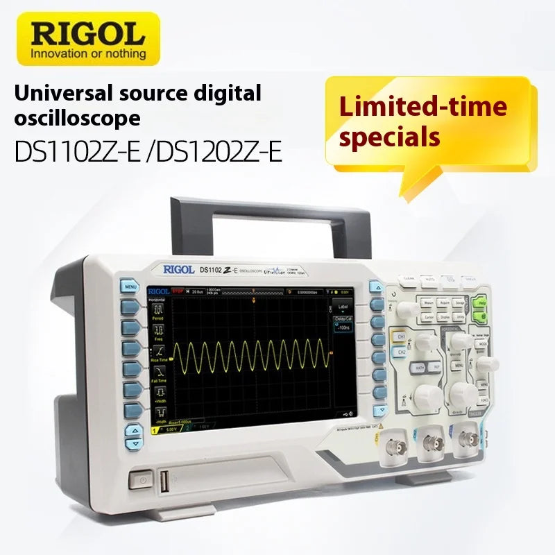 Rigol Industrial Handheld Dual-Channel Digital Oscilloscopes DS1102Z-E and DS1202Z-E Limited Time Special Offer