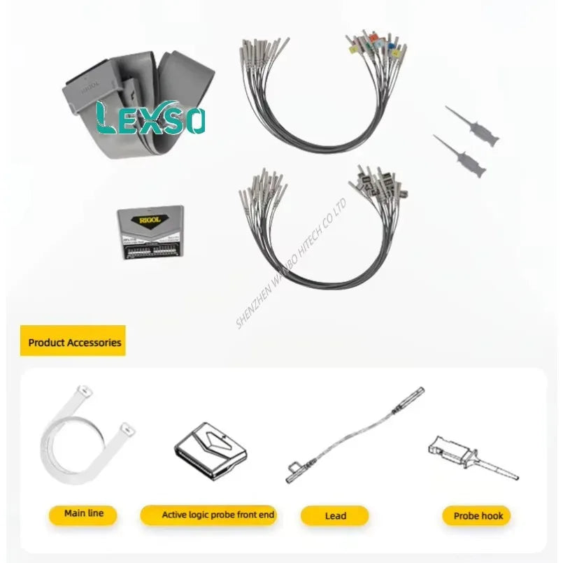 Rigol RPL1116/2316/PLA2216 Oscilloscope Logic Analyzer Probes With 16 Digital Channels  lexso