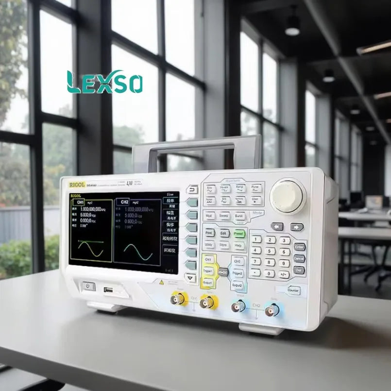 Rigol DG4162 160MHz 2CH Professional Arbitrary Waveform Generator r Warranty 44x26x28cm Size for High-performance Testing lexso