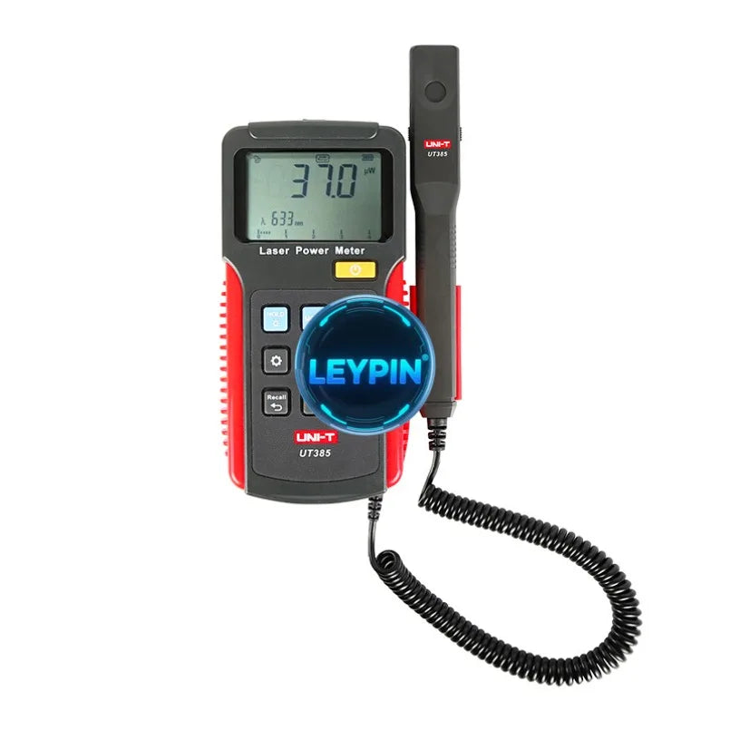 UNI-T UT385 Laser Power Meter CE RoHS Certified 0uW to 39.99mW Range 400nm 1100nm 199 Data Storage Customizable Wavelengths  lexso