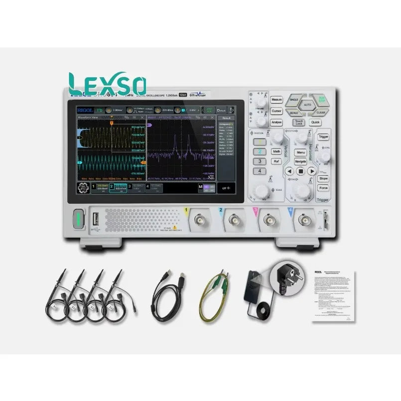 Rigol DHO804 Digital Oscilloscope 2 Channels 25 Mpts Maximum Storage Depth Supports Type-C Power Supply lexso