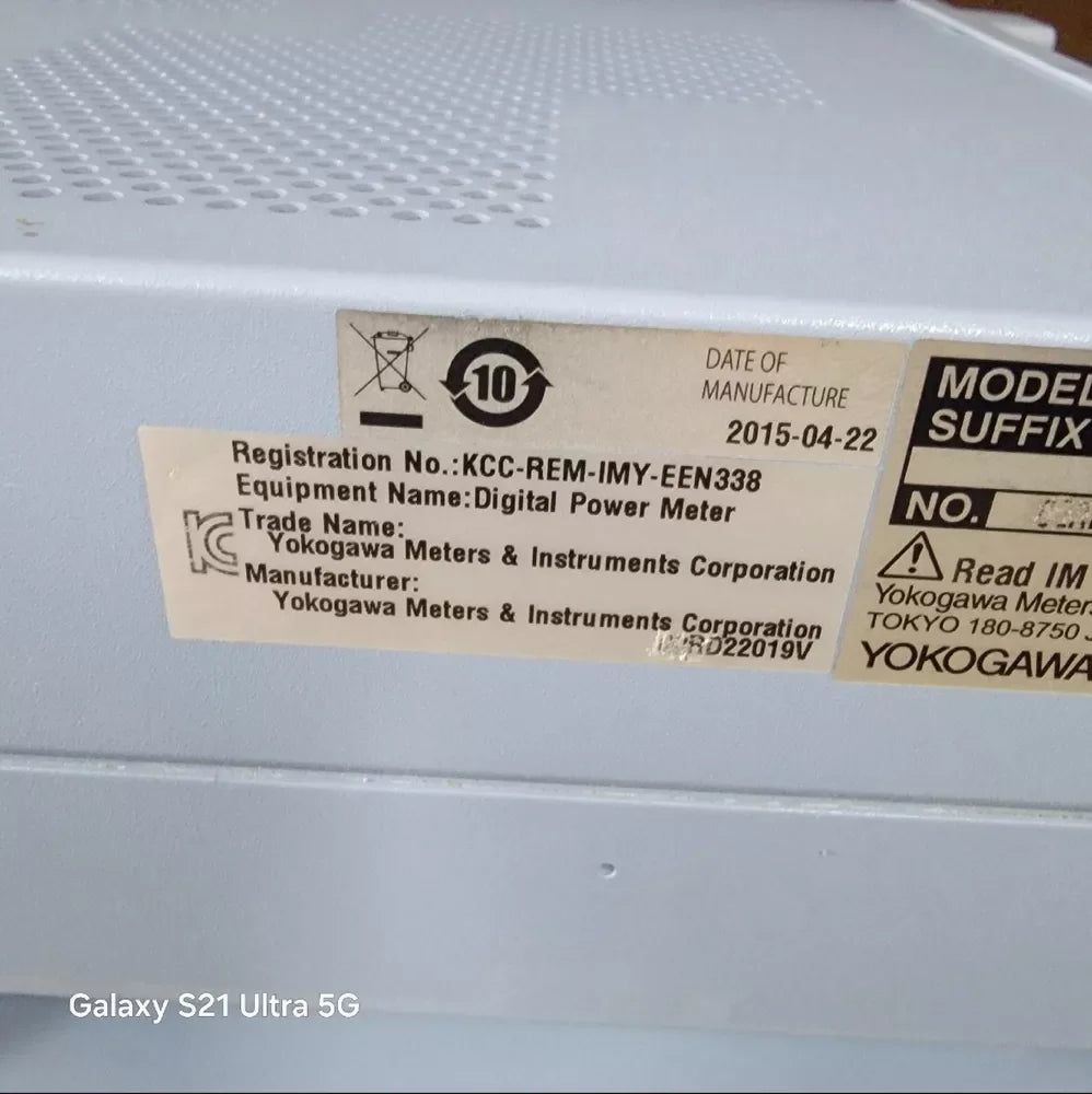 Used 1 Pcs Yokogawa WT310 Power Meter Digital    ytdi