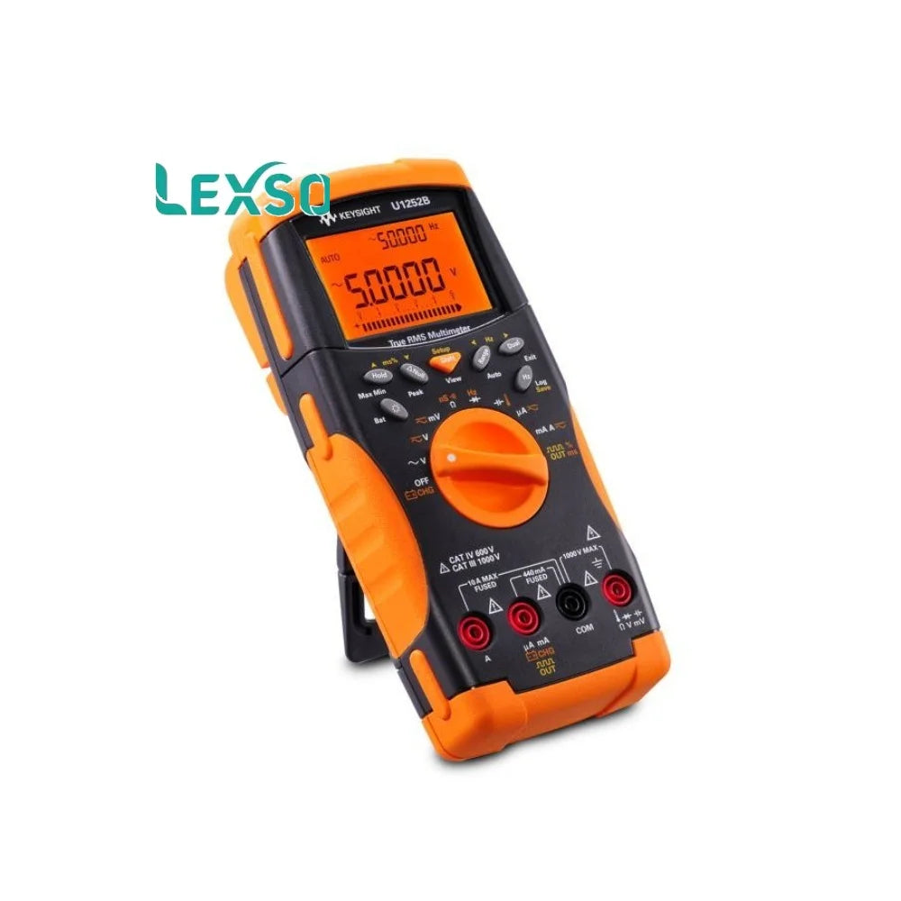 Keysight Technologies U1252B Handheld Digital Multimeter, True RMS, 10A Ac Max, 10A Dc Max, 1000V Ac Max  lexso    ytdi