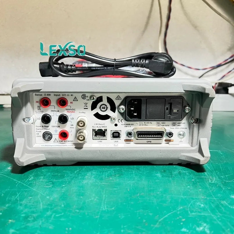 Agilent/keysight 34410A 6.5 Digit Digital Multimeter DMM w/ GPIB, LAN,USB     lexso