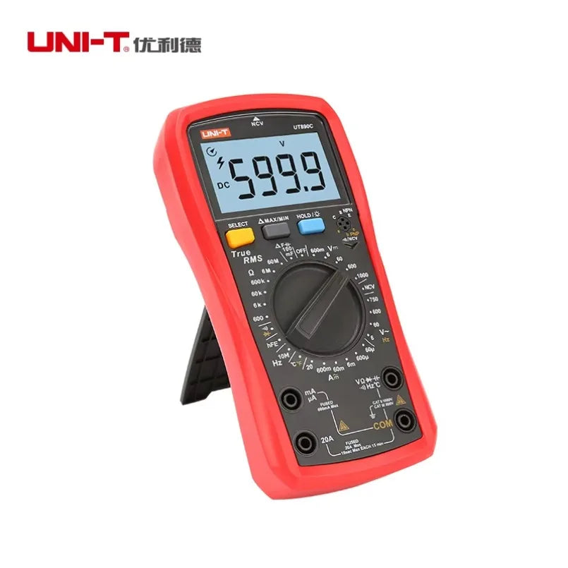 Unit -T Ut890C Multimeter Digital Display Maintenance Electronic Equipment Ammeter Test Resistance Ohm Test Automatic Range lexso