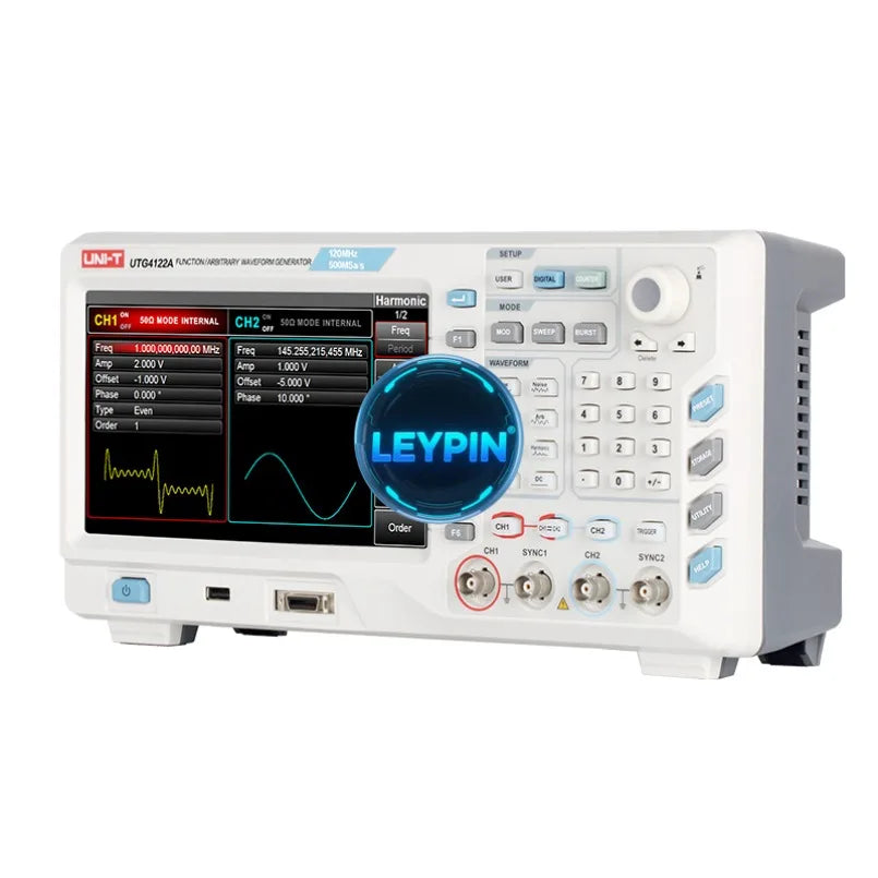 High Precision UNI-T UTG4122A 120MHz 500MS/s 2CH 8 Inches Screen LCD Function Arbitrary Waveform     lexso