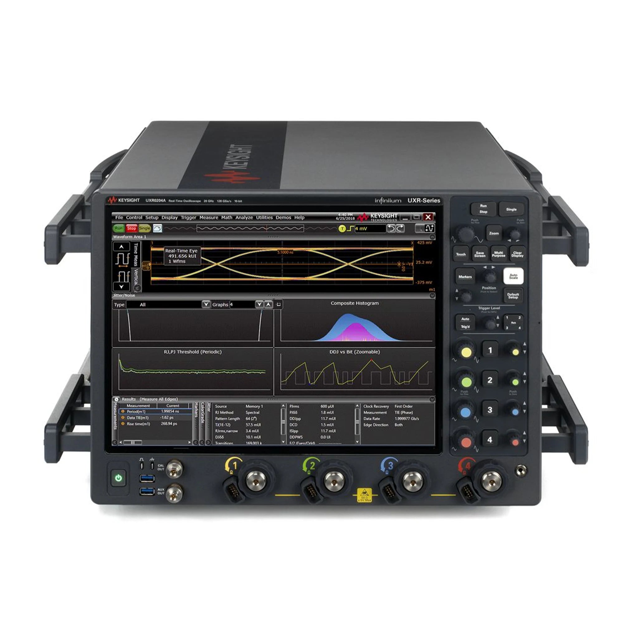 Keysight UXR0204B Infiniium UXR Series Oscilloscope: 20 GHz, 4 Channels