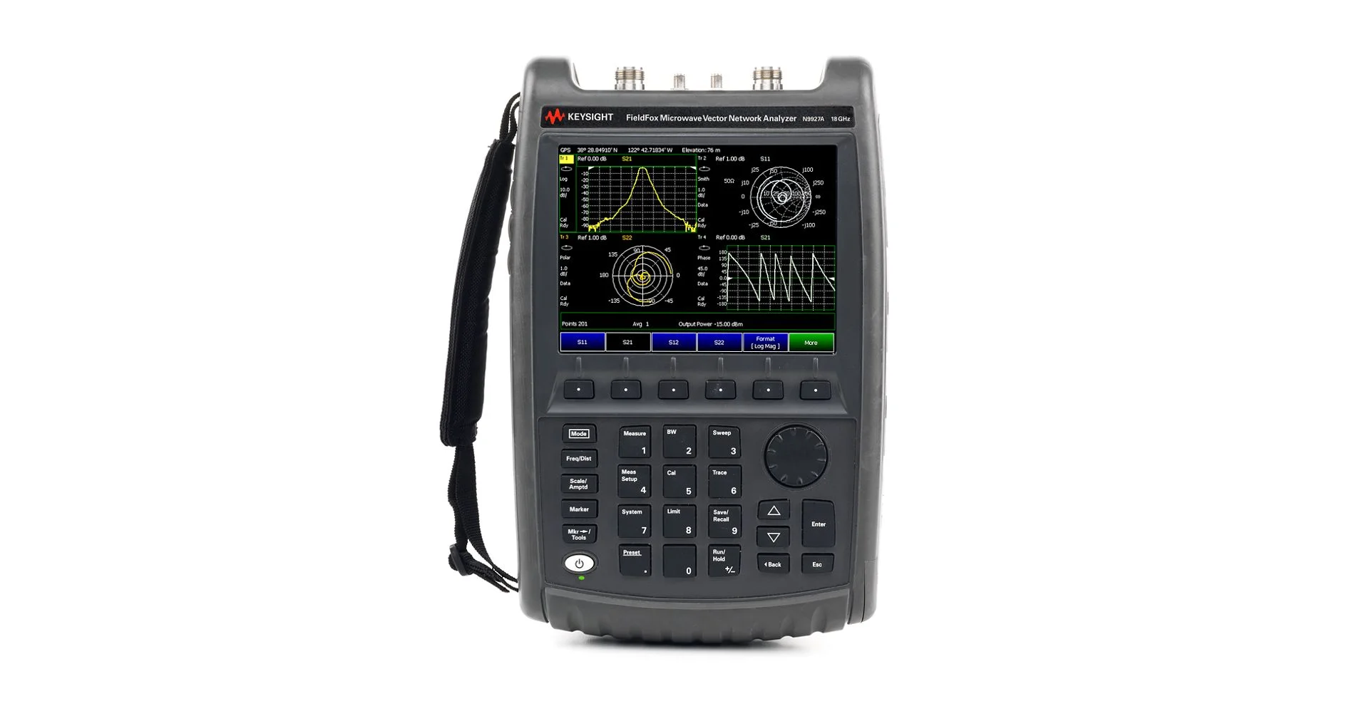Keysight N9927A FieldFox 18 GHz Handheld Microwave Vector Network Analyzer Electronic Measuring Instrument