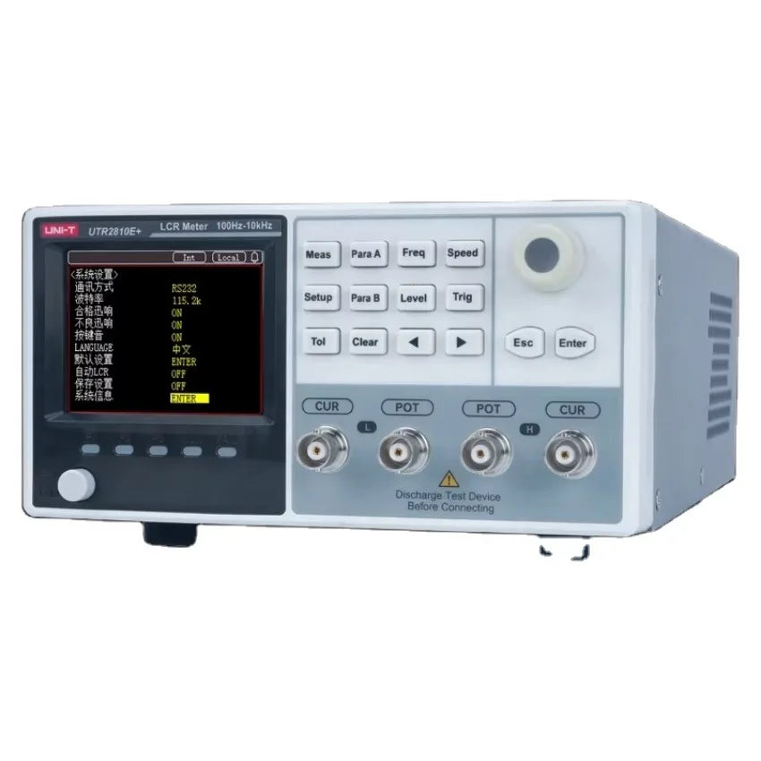 UNI-T UTR2810E+ UTR2811E+ Digital Bridge Measurement Frequency 10kHz Low Frequency Component Measuring Instrument    ytdi